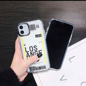 Los Angeles Airplane Tickets iPhone Case